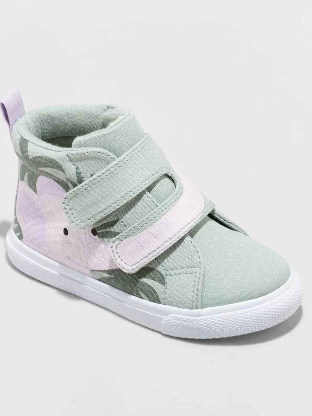 NEW Toddler Girls' Umber Elephant Print Sneakers - Cat & Jack Green 5